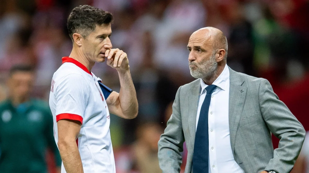 Michal Probierz et Robert Lewandowski