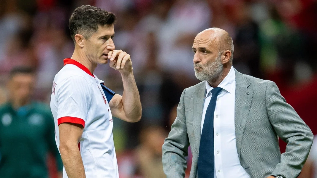 Michal Probierz et Robert Lewandowski