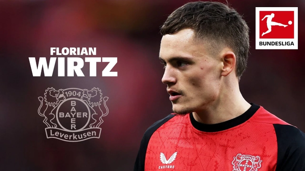 Le milieu de terrain du Bayer Leverkusen, Florian Wirtz