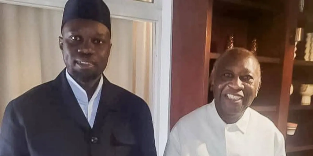 Ousmane Sonko et Laurent Gbagbo