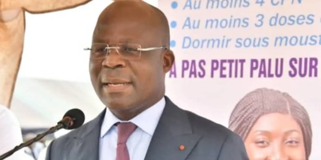 Le ministre Pierre Dimba