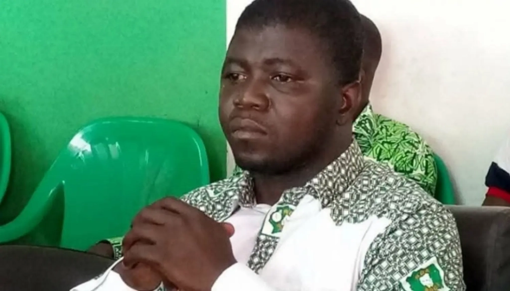 Yao Innocent, président de la jeunesse du PDCI-RDA