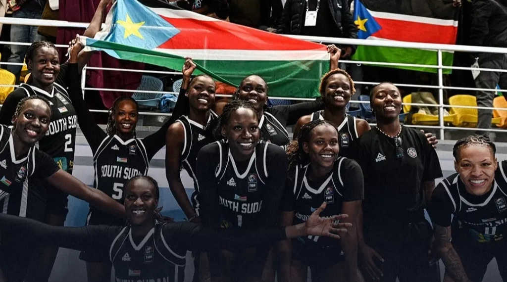 Les basketteuses du Soudan du Sud