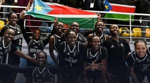 Les basketteuses du Soudan du Sud