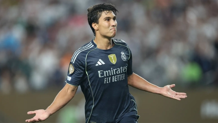 L'attaquant du Real Madrid, Gonzalo Garcia