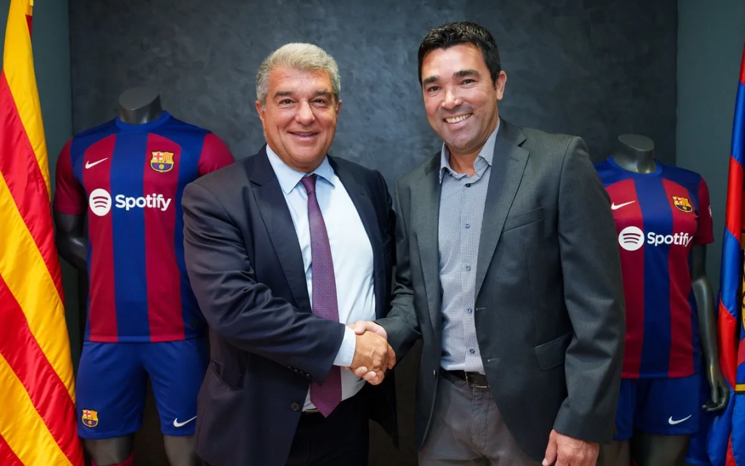 Joan Laporta et Deco