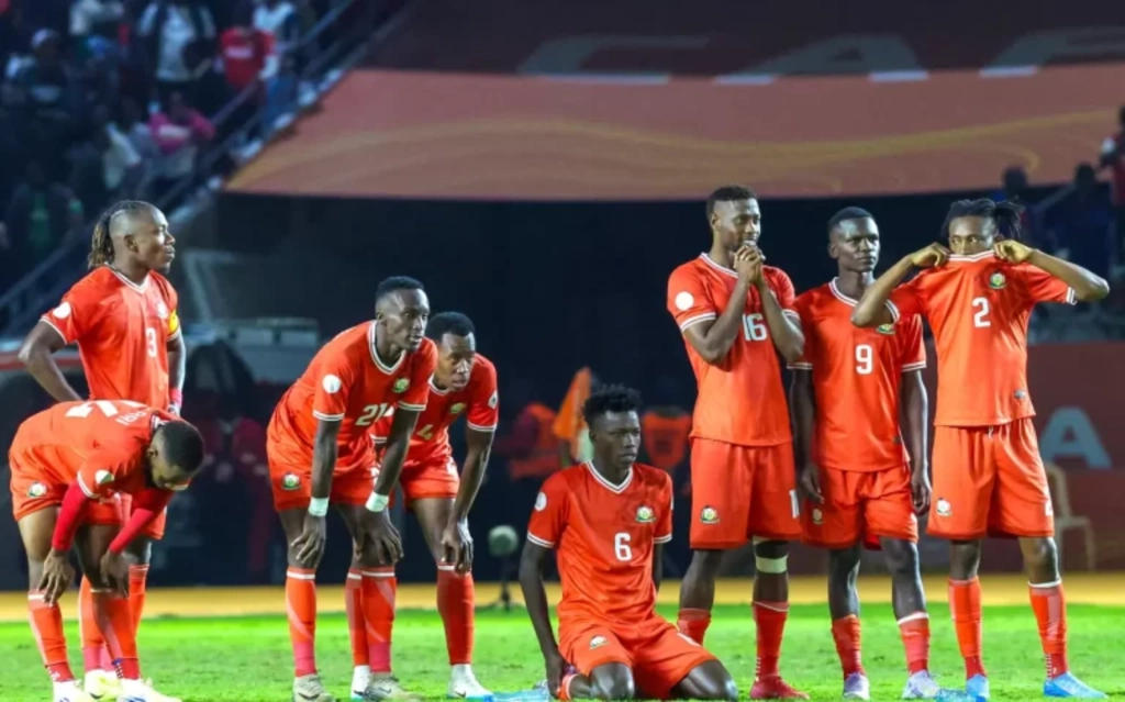 Les joueurs locaux du Kenya