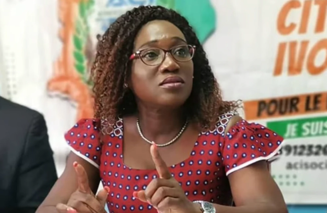 Pulchérie Gbalet, militante des droits humains et présidente d’Alternative Citoyenne Ivoirienne (ACI)