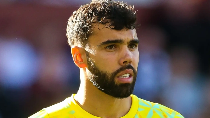Le gardien de but d'Arsenal, David Raya