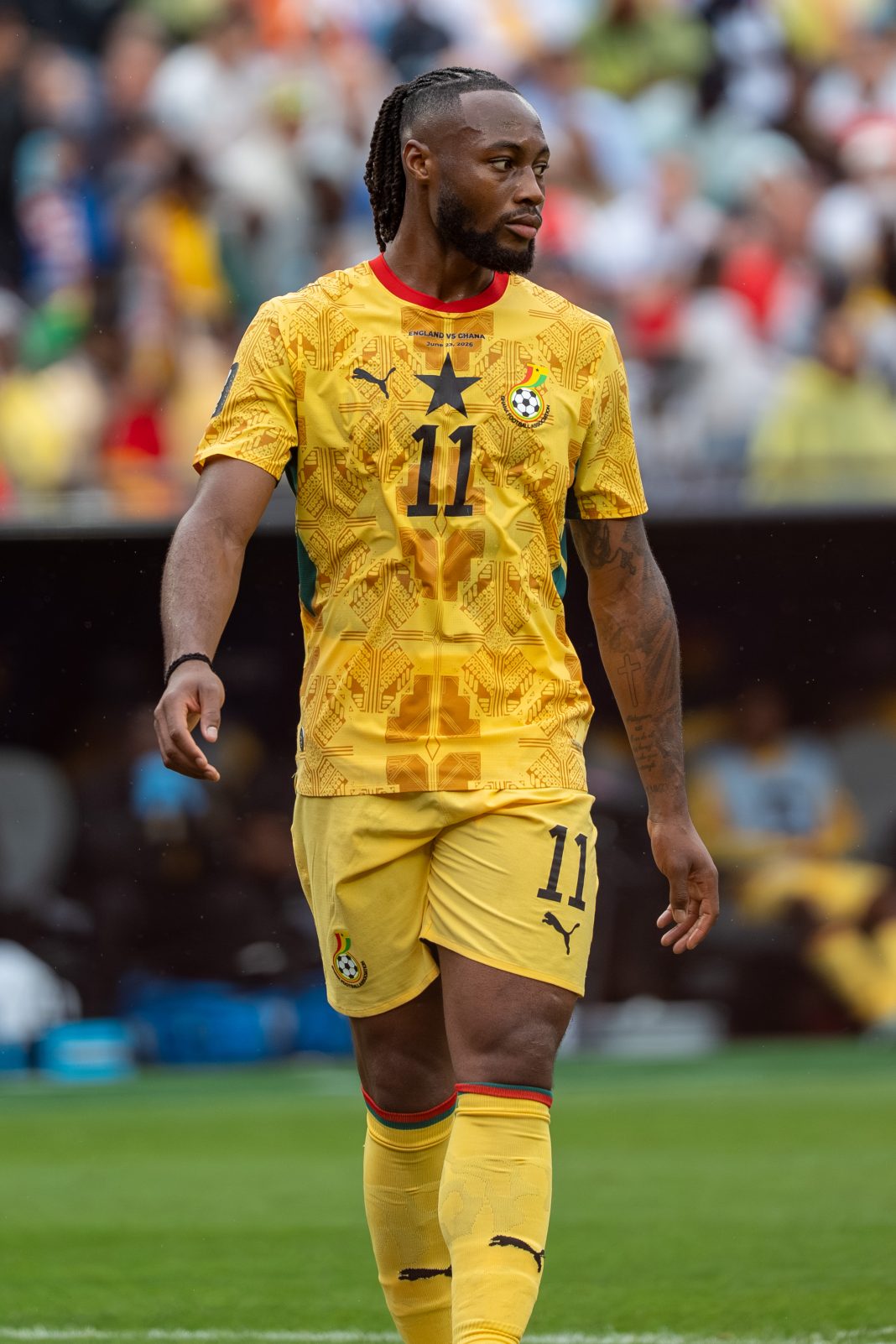Antoine Semenyo sous le maillot du Ghana au Mondial 2026