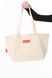 Tote bag en toile illustrant le concept de « house purse »