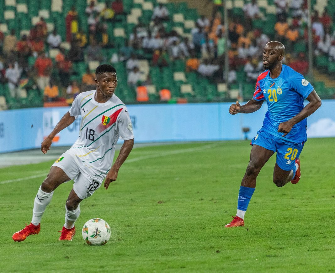 Yoane Wissa avec la sélection de la RD Congo