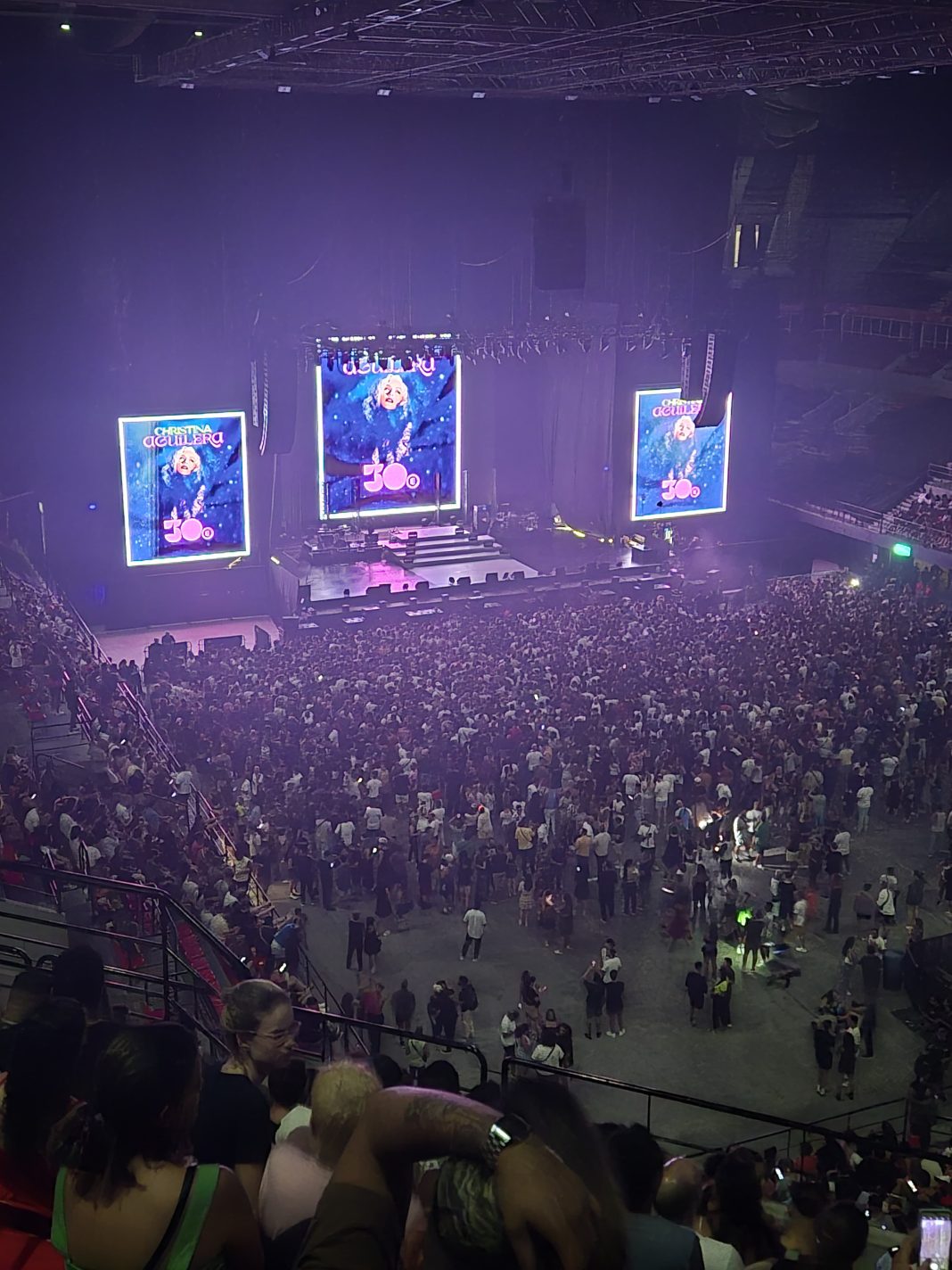Christina Aguilera en concert à Rio de Janeiro en février 2025