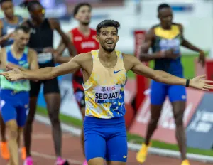 Djamel Sedjati, athlète algérien spécialiste du 800 mètres