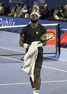 Frances Tiafoe en action au Delray Beach Open 2026