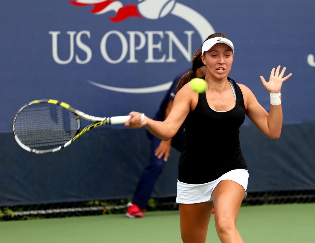 Jessica Pegula en action à l’US Open