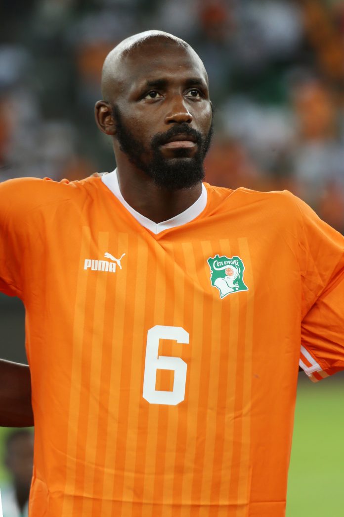 Seko Fofana sous le maillot de la Côte d’Ivoire