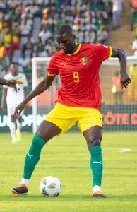Serhou Guirassy avec le maillot de la Guinée