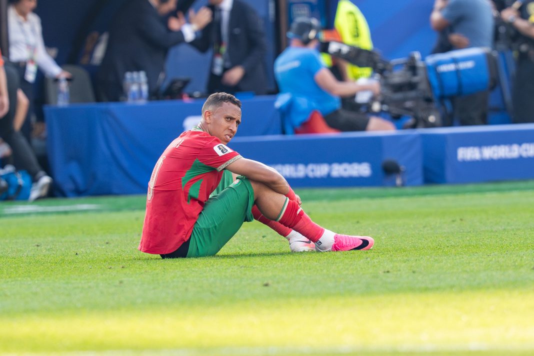 Soufiane Rahimi avec le Maroc lors de la Coupe du monde 2026
