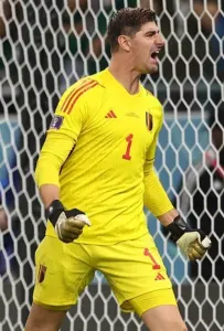 Thibaut Courtois avec la sélection belge
