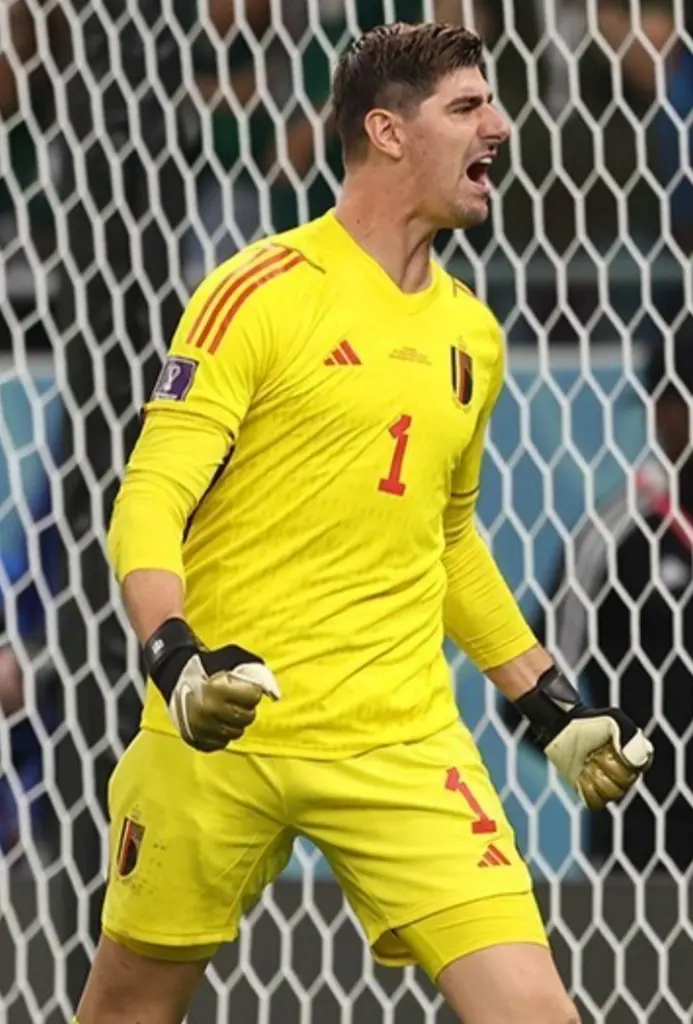 Thibaut Courtois avec la sélection belge