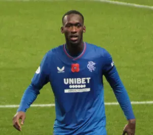 Abdallah Sima, attaquant sénégalais du RC Lens