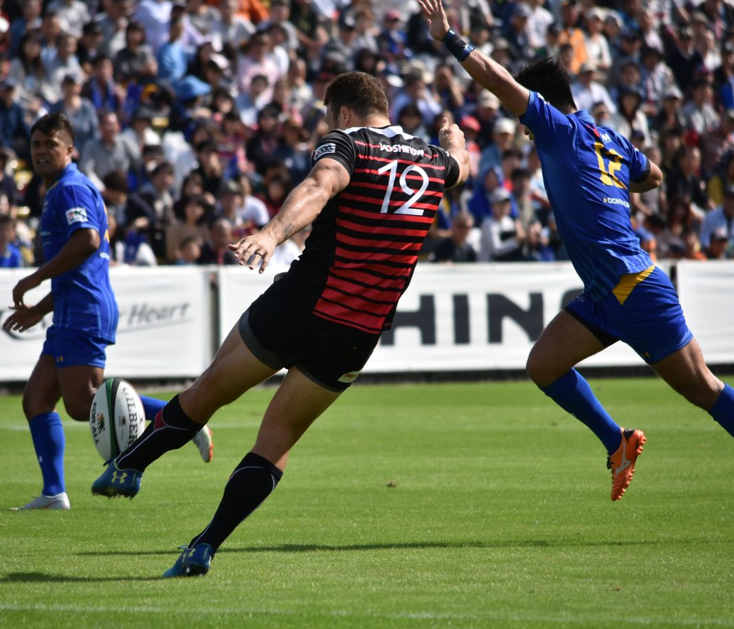 André Esterhuizen avec l’équipe d’Afrique du Sud de rugby