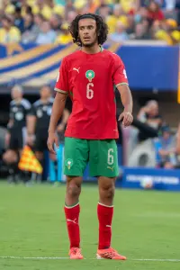 Ayyoub Bouaddi avec le Maroc lors du Mondial 2026
