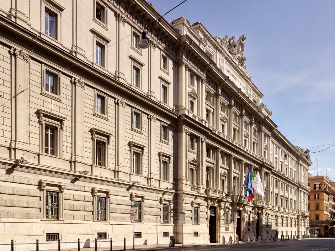 Siège de Cassa Depositi e Prestiti à Rome