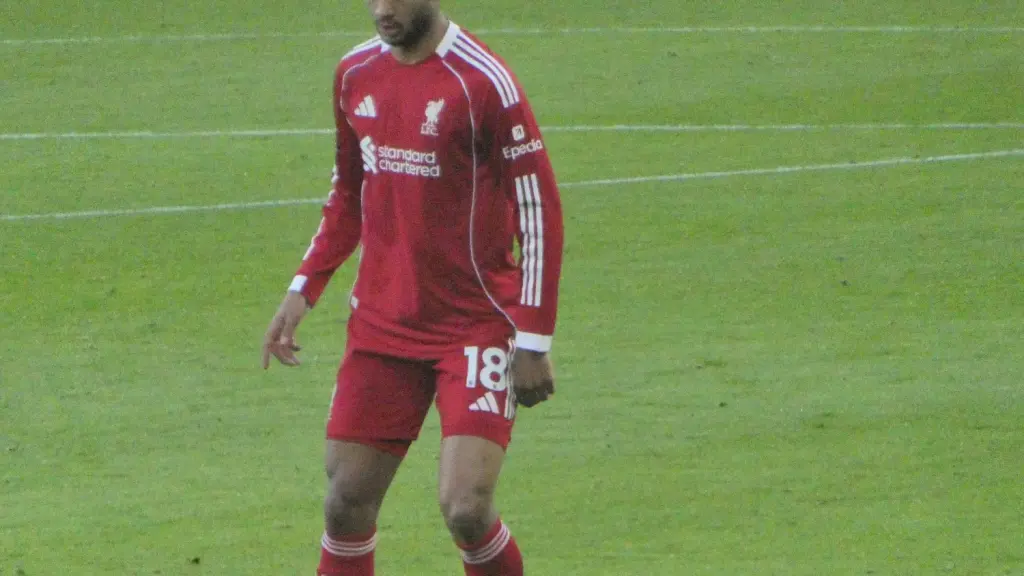 Cody Gakpo avec Liverpool en janvier 2026
