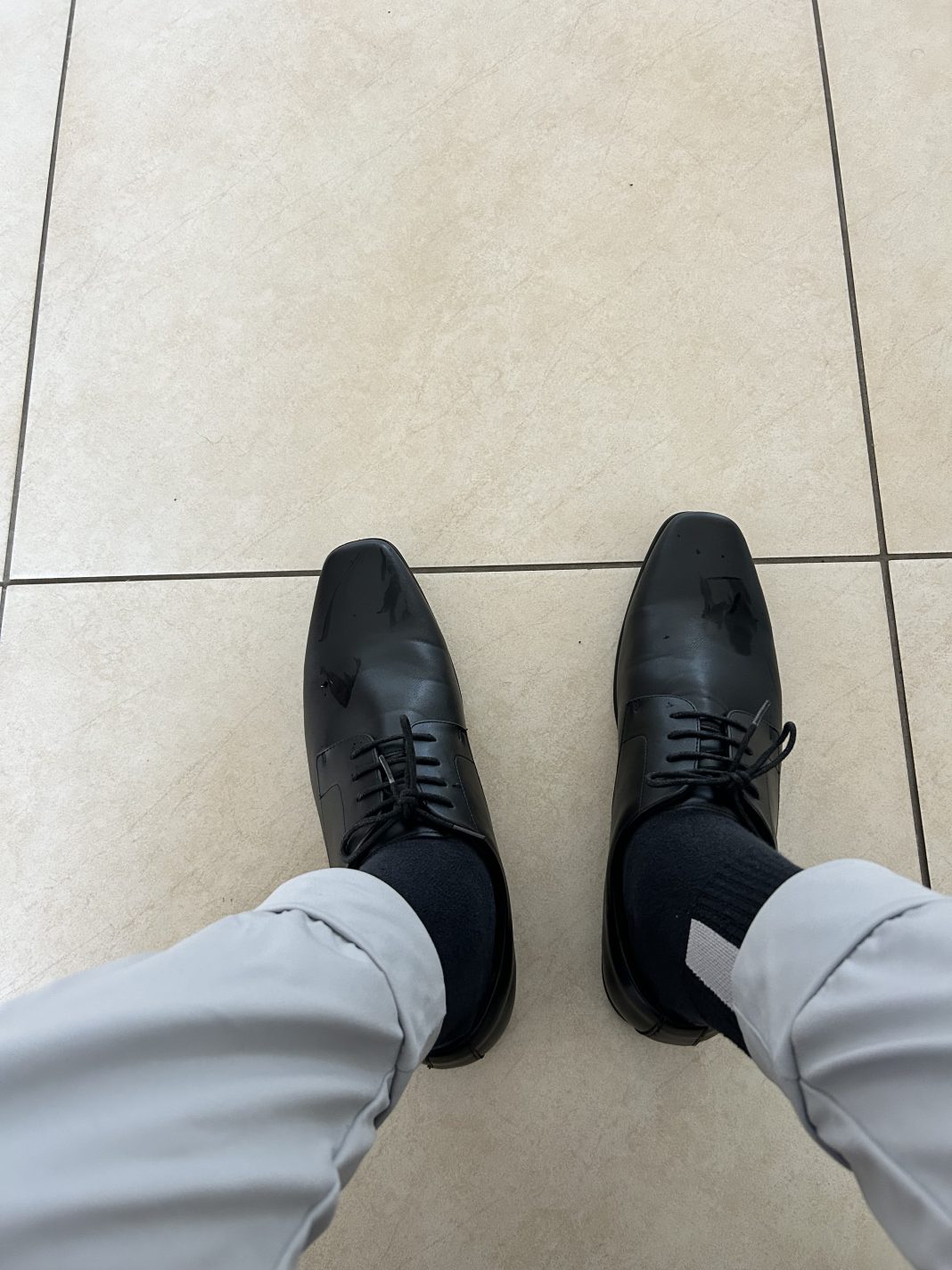 Paire de chaussures derby à lacets