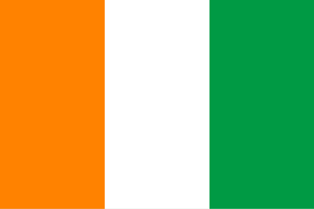 Drapeau de la Côte d’Ivoire — illustration