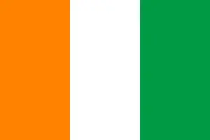 Drapeau de la Côte d’Ivoire — illustration