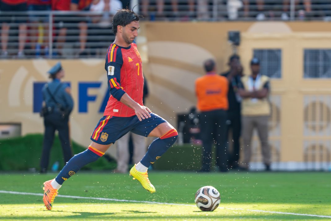 Ferran Torres en action avec l’Espagne en 2026