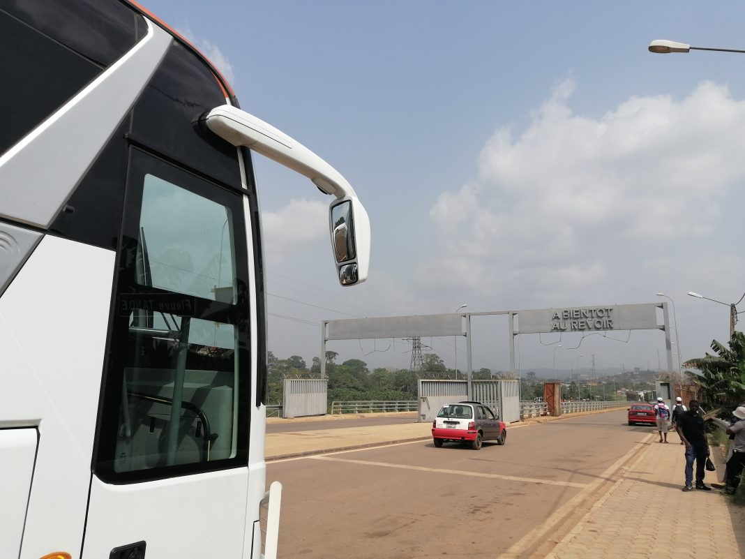 Poste frontalier entre la Côte d’Ivoire et le Ghana