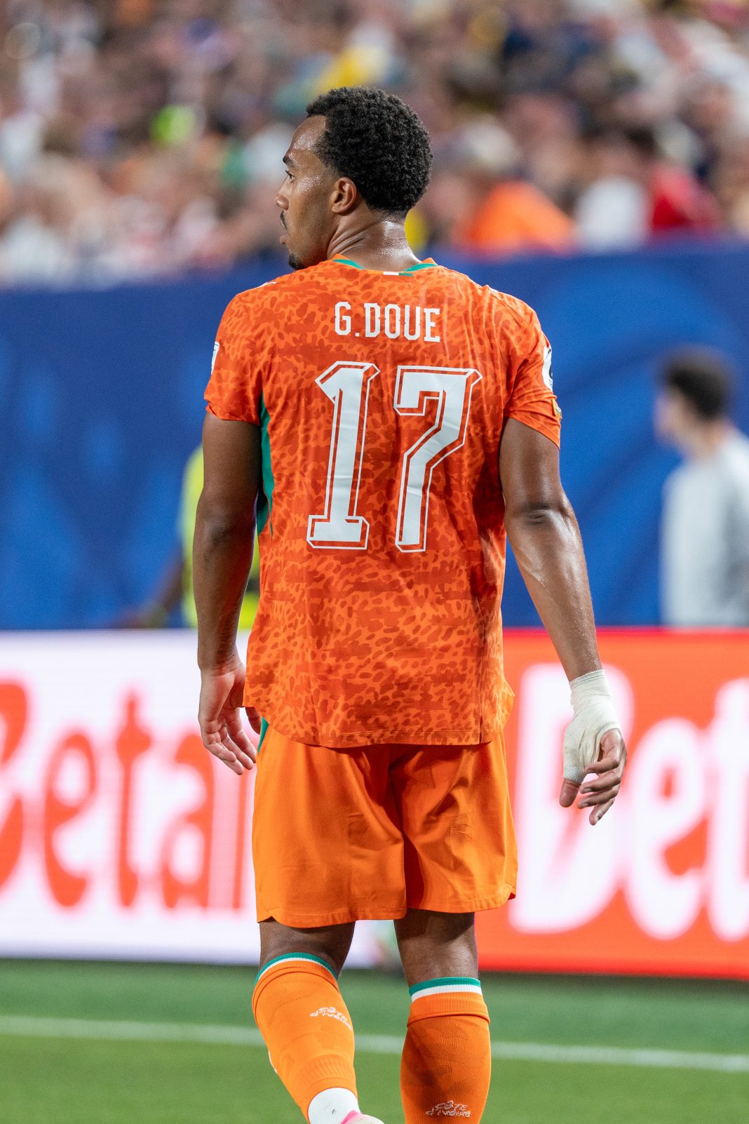 Guéla Doué avec la sélection de Côte d’Ivoire au Mondial 2026