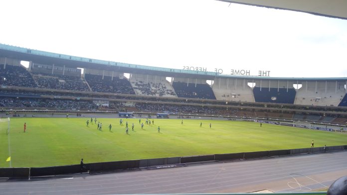 Vue intérieure du Kasarani Stadium à Nairobi