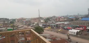 Vue de Kinshasa, en République démocratique du Congo