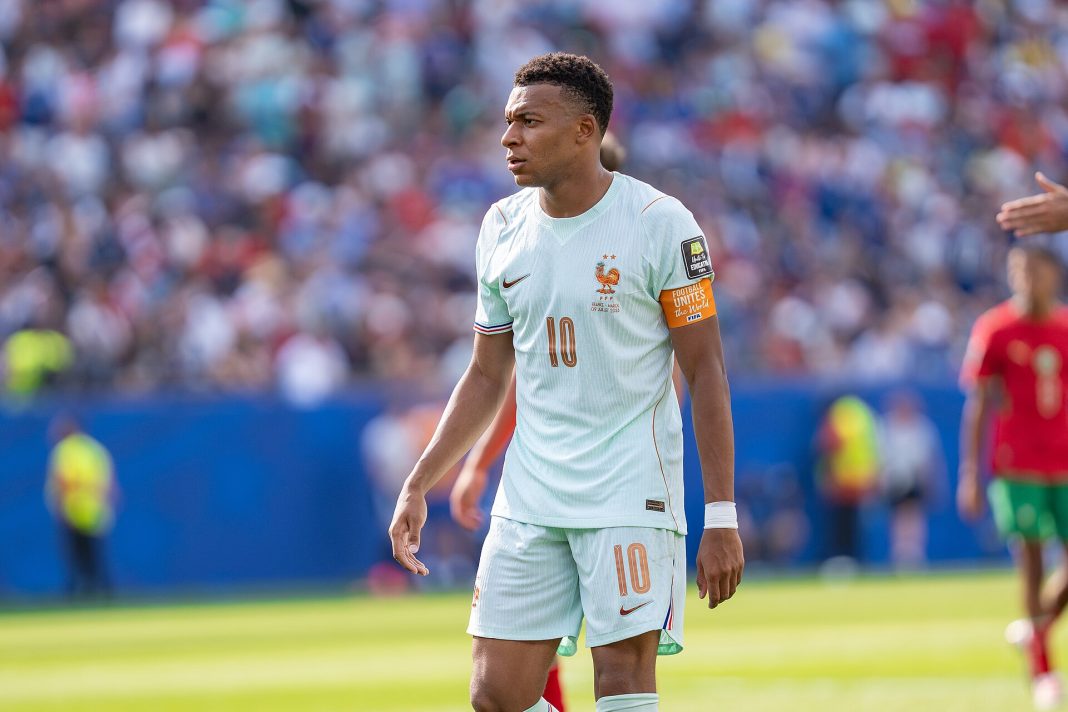 Kylian Mbappé avec l’équipe de France