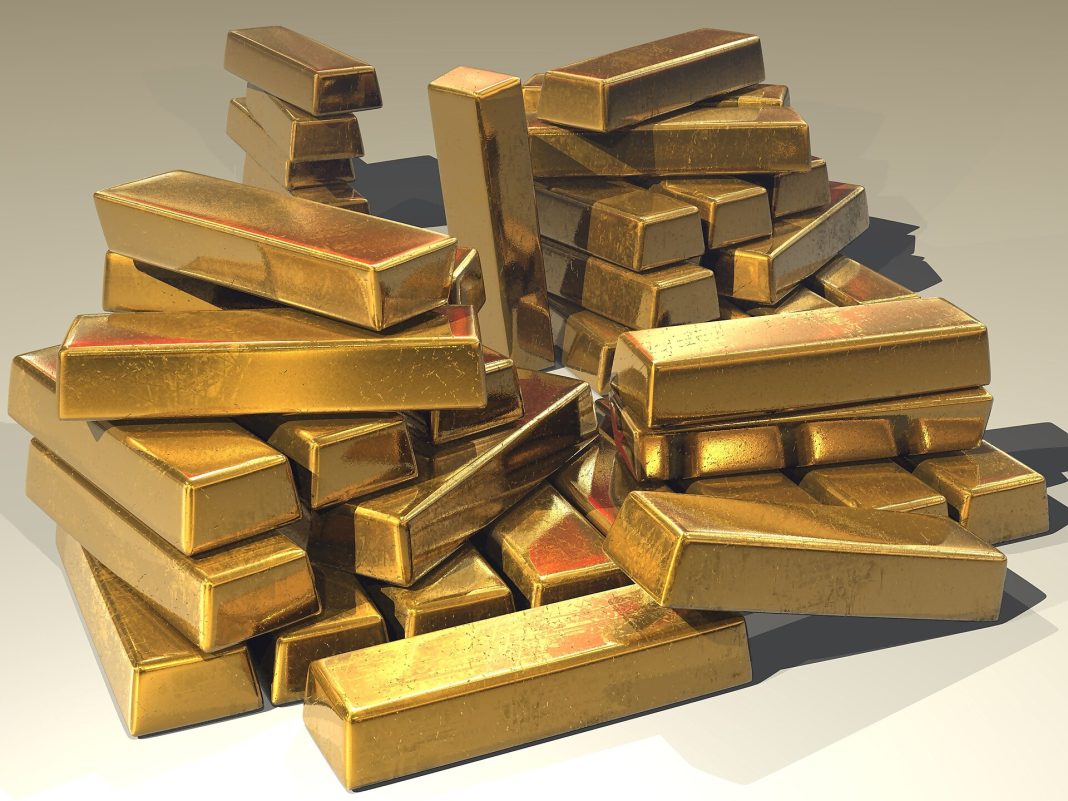 Lingots d’or, illustration de l’affinage et de la commercialisation de l’or
