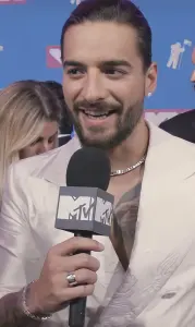 Maluma lors d’un entretien en 2018