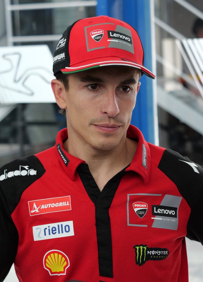 Marc Marquez, pilote Ducati MotoGP, en 2026
