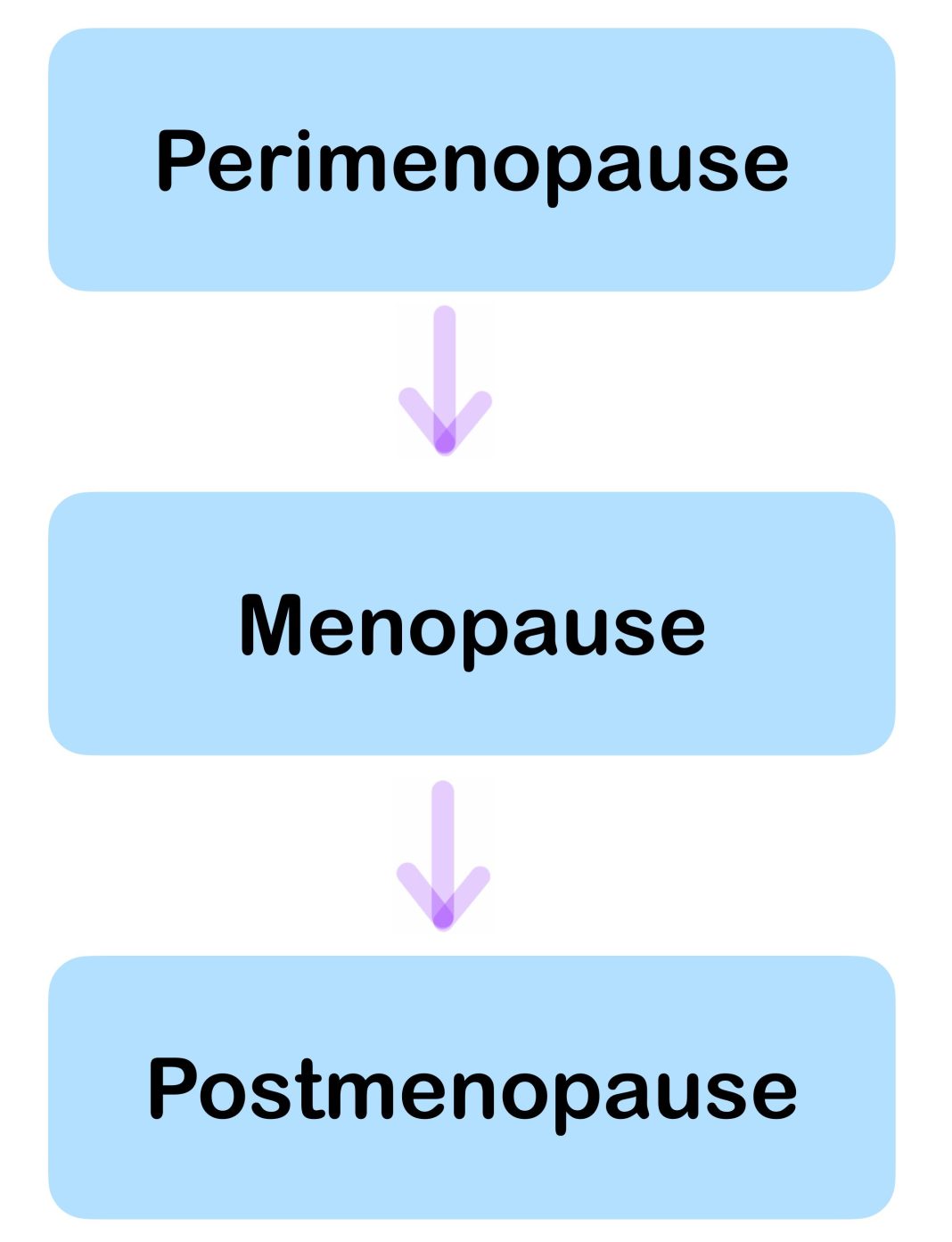 Illustration de la transition vers la ménopause