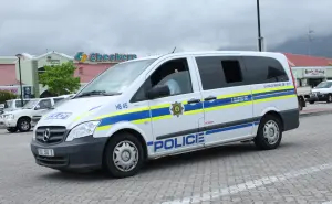 Véhicule du South African Police Service en Afrique du Sud
