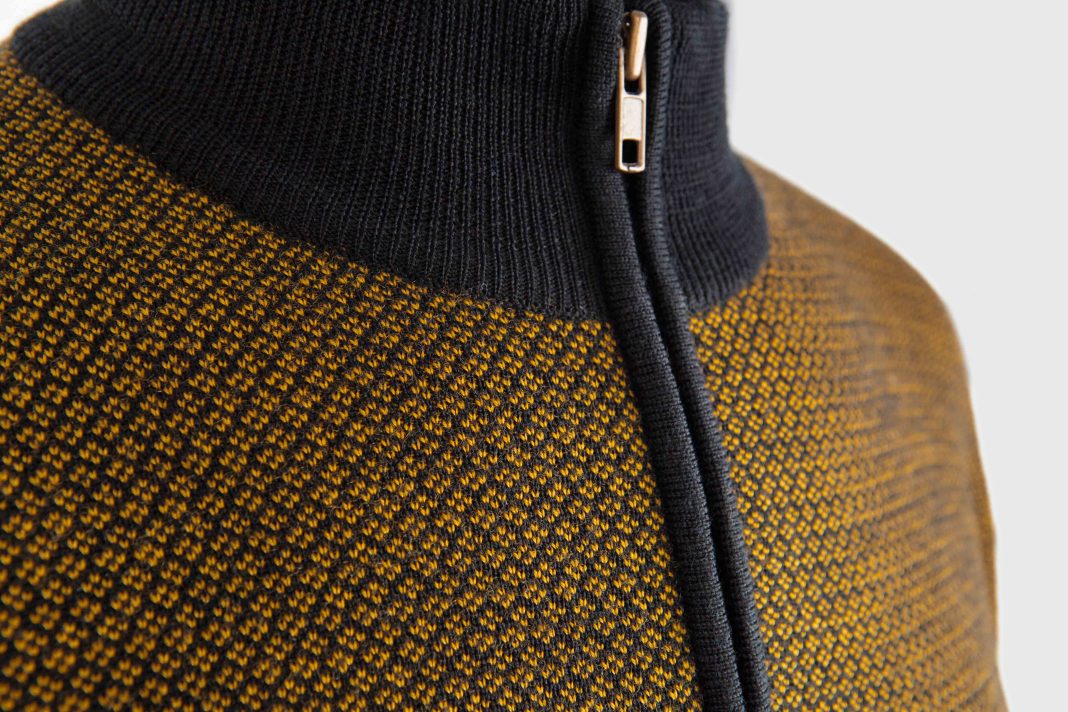 Pull quarter-zip en maille avec col zippé
