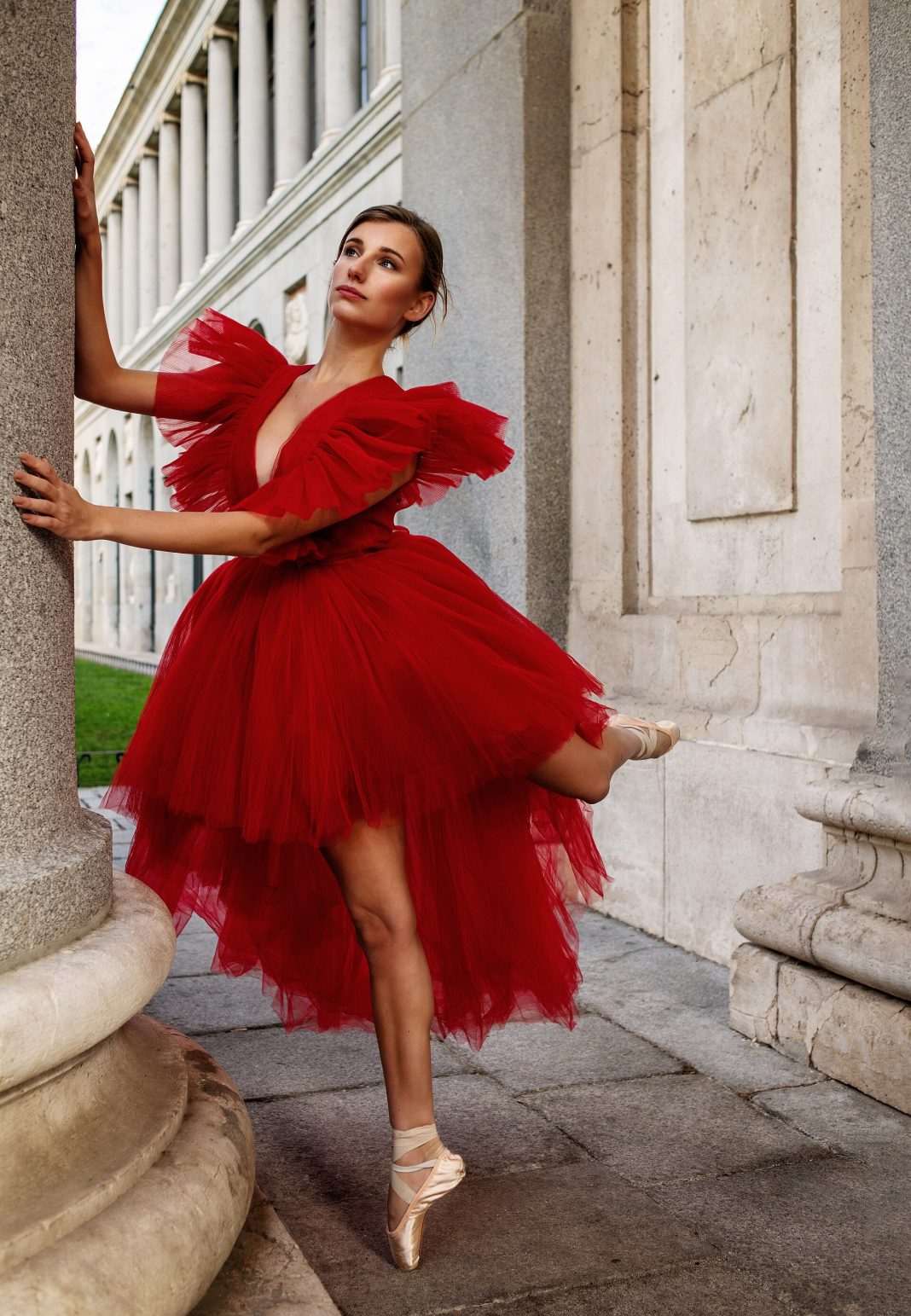 Robe rouge Giambattista Valli