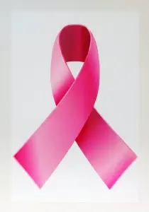 Ruban rose, symbole de sensibilisation au cancer du sein