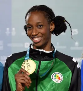 Saly Sarr, athlète sénégalaise spécialiste du triple saut