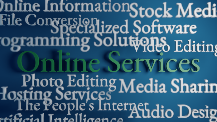 Illustration des services numériques en ligne