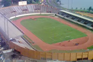 Vue aérienne du stade Félix-Houphouët-Boigny à Abidjan